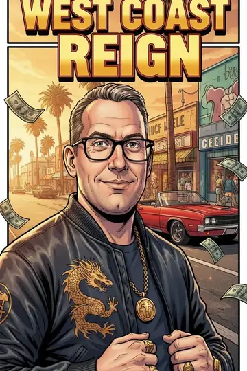 KI-Look Gangster-Cover: Als Gangster-Boss auf dem Titelbild eines Comics.